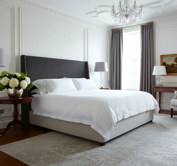 Luxury bed.